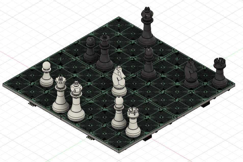 Self-Moving Chessboard